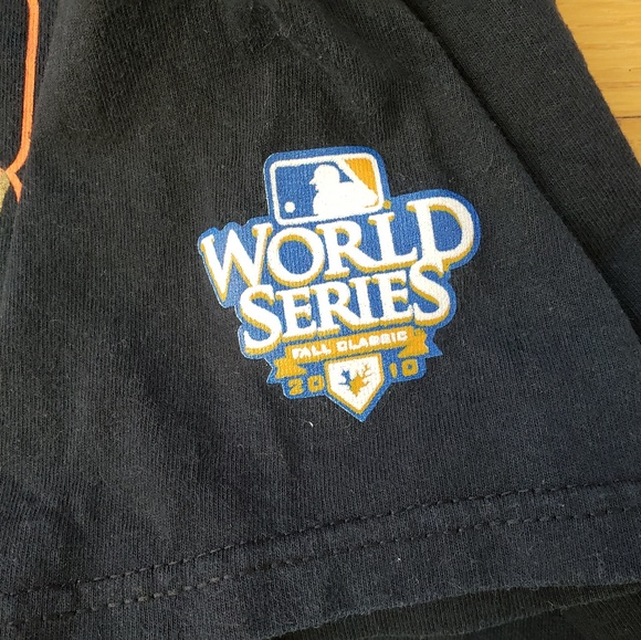 Giants Buster Posey World Series Shirt Kids Medium - Picture 4 of 7